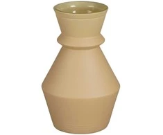 Vaza Ashton Mica Decorations Ø16cm H25cm stiklinė/smėlio sp.