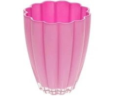 Vaza Bloom D14cm H17cm rožinė