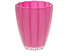 Vaza Bloom D14cm H17cm rožinė