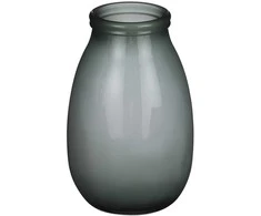 Vaza Civita Ø18cm H28cm stiklinė/žalia
