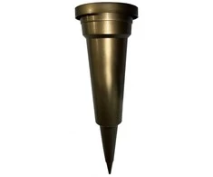 Vaza D9.5cm H31cm plastikinė/aukso sp.