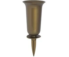 FORM PLASTIC Vaza Dama įsmeigiama į žemę D13cm/H32.7cm aukso spalvos