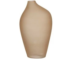 Vaza Everest L13.5cm W9cm H24cm stiklinė/ruda