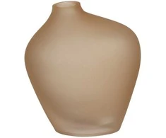 Vaza Everest L15cm W10cm H16.5cm stiklinė/ruda