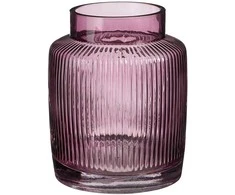 Vaza Hylke Mica Decorations Ø15cm H18cm stiklinė/violetinė