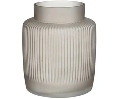 Vaza Hylke Mica Decorations Ø22cm H24cm stiklinė/pilka