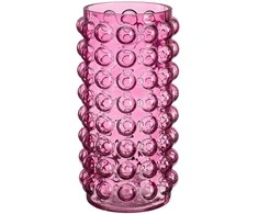 Vaza Lausanne Mica Decorations Ø12cm H25cm stiklinė/rožinė