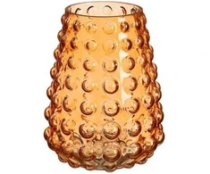 Vaza Lausanne Mica Decorations Ø16cm H20cm stiklinė/oranžinė