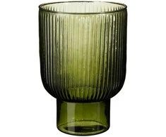 Vaza Mica Decorations Ø14.5cm H21cm stiklinė/žalia