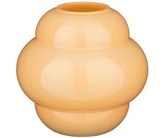 Vaza Modulo Mica Decorations Ø20cm H18.5cm stiklinė/oranžinė
