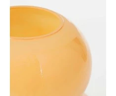 Vaza Mondox Mica Decorations Ø20.5cm H22.5cm stiklinė/oranžinė