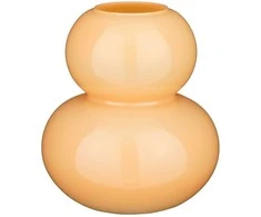 Vaza Mondox Mica Decorations Ø20.5cm H22.5cm stiklinė/oranžinė