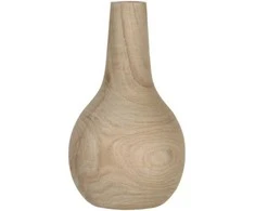 Vaza Pia Ø16cm H28cm medinis/šviesiai ruda