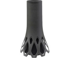 Vaza Roseta D18cm H30cm plastik./antracito sp.