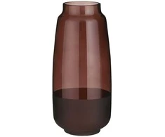 Vaza Torn Ø12cm H26cm stiklinė/ruda