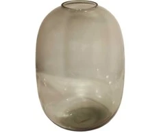 Besk Bikuvalt Vazelė stiklinė 30cm, dūminė ruda