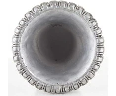 Bikuvalt Vazonas ant kojelės sidabro spalvos betoninis 20x15x15 cm 137383
