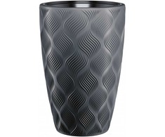 FORM PLASTIC Vazonas Flow Slim 30cm 24L, Juodas