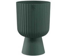 Vazonas FORM PLASTIC Keli Mika Eco Wood 14cm Žalia