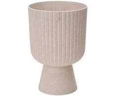 Vazonas FORM PLASTIC Keli Mika Eco Wood 14cm Baltas