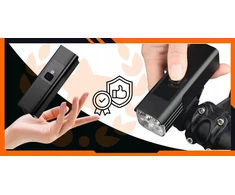 Vedor Galingas priekinis dviračio žibintas su prieblandos jutikliu 1800lm 4000mAh Powerbank