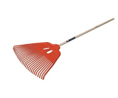 Vėduoklinis grėblys BIG, 27 dantų, 170 x 61 cm, plastikinis
