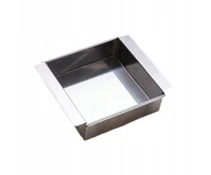 Veganiškas tofu sūrio presas, nerūdijančio plieno, vadovas 15 cm x 15 cm x 4,5 cm