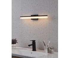 Veidrodžių LED šviestuvas EGLO Palmital, IP44, 11W, 3000K, 1350lm, juodos sp., 60x6,5x8cm