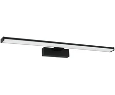 Sieninis šviestuvas Veidrodžių LED šviestuvas EGLO Pandella, IP44, 11W, 4000K, 1350lm, juodos sp., 60 x h4 cm