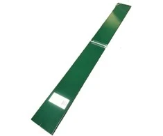Vejos krašto juosta L119.5cm H13cm/4vnt. plieninė/žalia