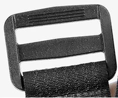Velcro užsegimo juosta su sagtimi 20cm 2cm 20X2 pločio KEPLER