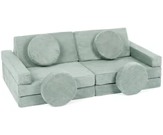 Velinda SOFA MODUŁOWA PIANKOWA DLA DZIECI SZTRUKS SAMOCHÓD SZAŁWIA POLSKA FIRMA