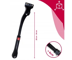 Veloxo PowerKick dviračio stovas, juodas Skirtas 24-29'' galiniam trikampiui