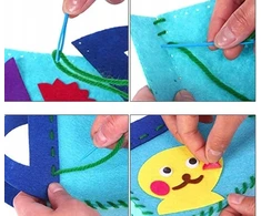 VELTINIO SIUVIMO RINKINYS VAIKAMS, VELTINĖS KREPŠELIS, DIY RINKINYS