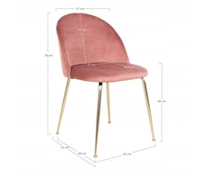 VELUTO MINKŠTA KĖDĖ, SVETAINEI, VALGOMUI, VIRTUVEI, VELVET, AKOMINIAI