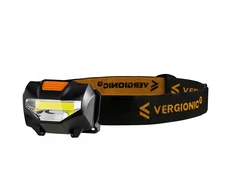 Vergionic COB LED PRIEKINIS ŽIBINTAS 3W BATERIJA VEIKIMAS PRIEKINIS ŽIBINTAS, ATSPIRUS VANDENiui RINKINYS