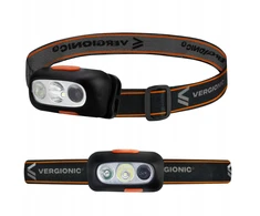 Vergionic LED PRIEKINIS LEMPAS SU JUDESIO JUTIKUMU, USB ĮKRAUKAMŲ PRIEKINIŲ LEMPŲ RINKINYS
