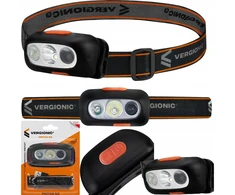 VERGIONIC LED priekinis žibintas su USB judesio jutikliu, atsparus vandeniui