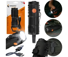Vergionic LED raktų pakabuko žibintuvėlis 150 lm, USB-C, 5 režimai, SOS