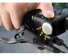 Verk Group Dviračio skambutis elektroniniam dviračio signalui, garsus, 120db, atsparus vandeniui, ACTION