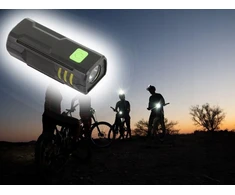 Verk Group Lampka rowerowa led komplektas tył przód usb na rower