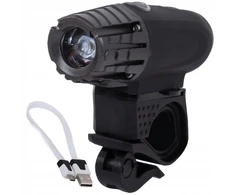 Verk Group Priekinis dviračio žibintas LED XM-L2 USB