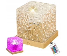Verk Group Dekoratyvinė RGB lempa su nuotoliniu valdymu, 12x11x11 cm