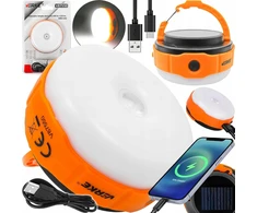 Verke Led darbo ir kempingo lempa su powerbank ir saulės įkrovimu