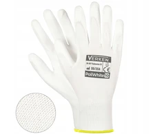 Verken PoliWhite darbo pirštinės, 10 dydis - XL, 1 pora