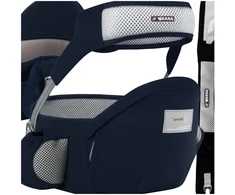 VEŽĖKLĖ, KLUBŲ NEŠĖŽĖ VAIKAMS, MEDVILNINĖ ERGONOMIKĖ SĖDYNĖ