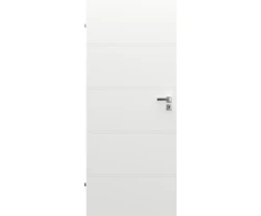 Vidaus durų varčia Trim, baltos sp., mat., 844 x 2030 x 40 mm, dešinė
