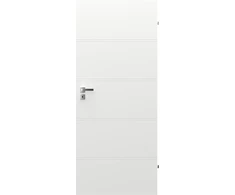 Vidaus durų varčia Trim, baltos sp., mat., 744 x 2030 x 40 mm, kairė
