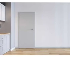 Vidaus durų varčia Trim soft, pilkos sp., mat., 844 x 2030 x 40 mm, kairė