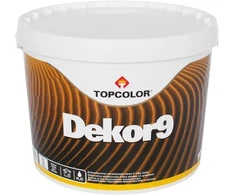 Vidaus ir išorės darbų struktūriniai dažai TOPCOLOR DEKOR, matiniai, baltos sp., 5 l